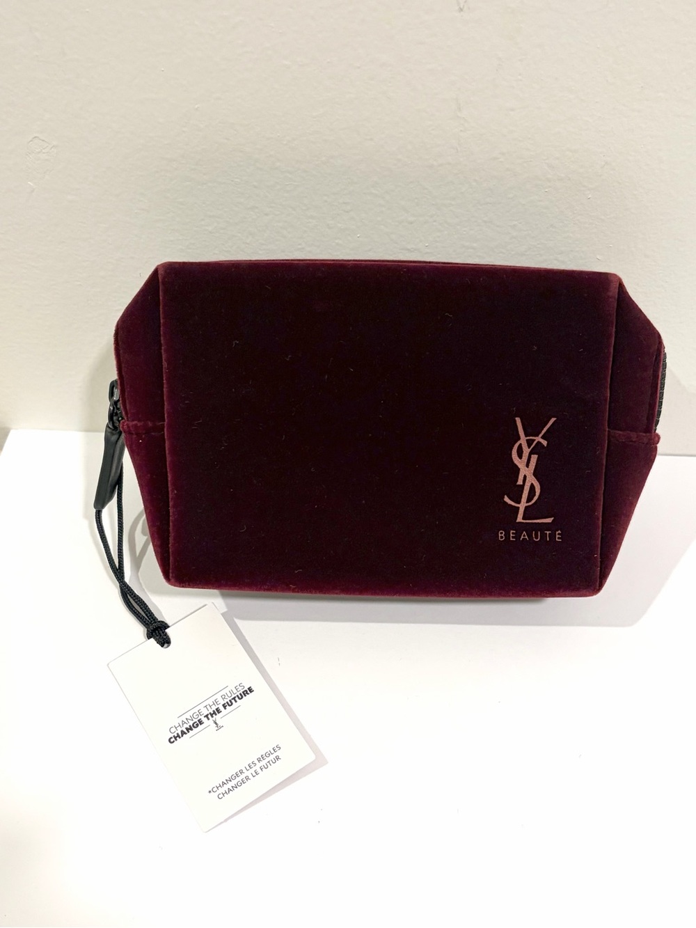 Brand New with Tag Yves Saint Laurent YSL Beauty Velvet Cosmetics Pouch Bag